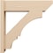 Ekena Millwork 8-in W x 30-in D x 30-in H Balboa Slat Rough Cedar Woodgrain TimberThane Outlooker, Primed Tan OUTUR080X30X30BOA24RCPR - alternate 4
